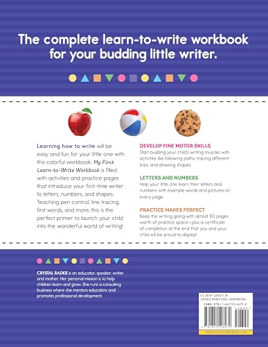 My First Learn-to-Write Workbook: Practice for Kids with Pen Control, Line Tracing, Letters, and More! (My First Preschool Skills Workbooks)