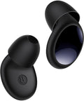 Ear Plugs for Sleeping 45dB Noise Cancelling Ear Plugs for Noise Reduction & Snoring, Concerts, Earplugs for Sleep, Sider Sleepers Airplane, Silicone Earplugs Reusable Concert Ear Plug +8Tip Obsidian