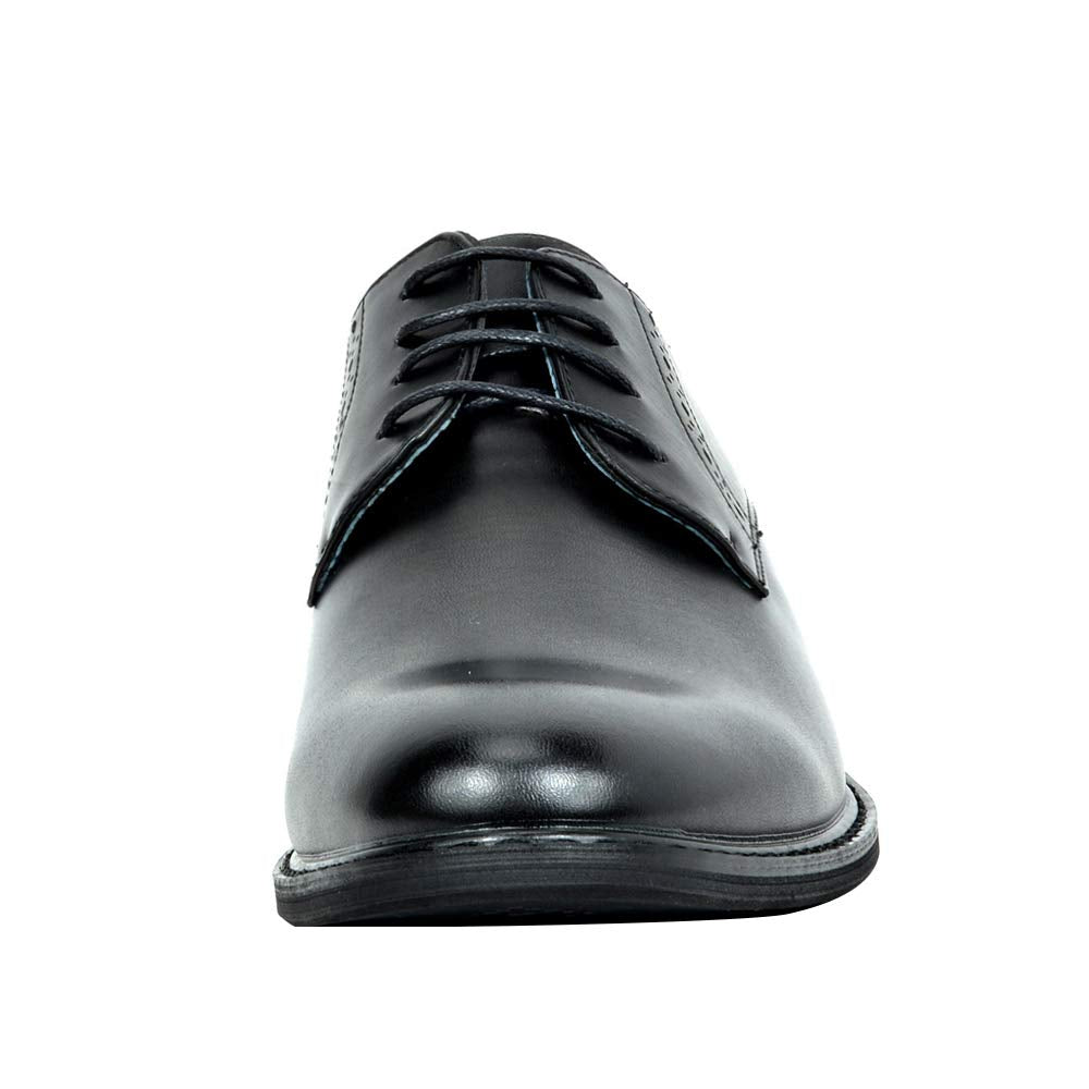 Bruno Marc Men's Prince-16 Black Leather Lined Dress Oxfords Shoes Size 11 M US