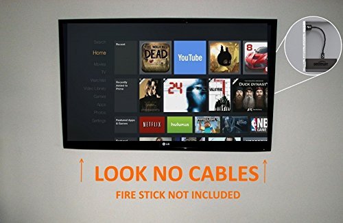 fireCable Wireless Adapter for Firestick, Eliminate Messy Wires & Wall Plugs
