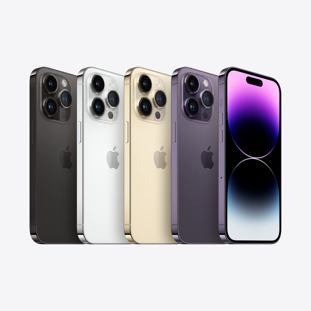 Apple iPhone 14 Pro Max, 1TB, Deep Purple - Unlocked (Renewed Premium)