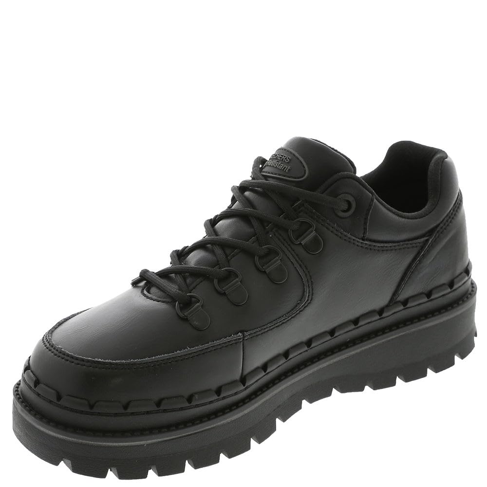 Skechers Women's Work Lace Up Platorm Jammers SR Zesi, Black, 9.5