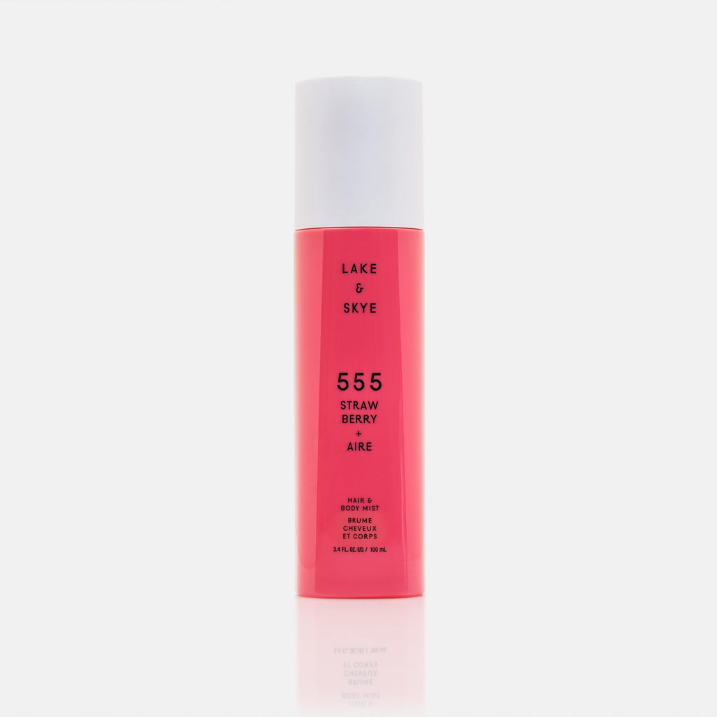 Lake & Skye, 555, Strawberry + Aire Hair & Body Mist - 3.4 oz