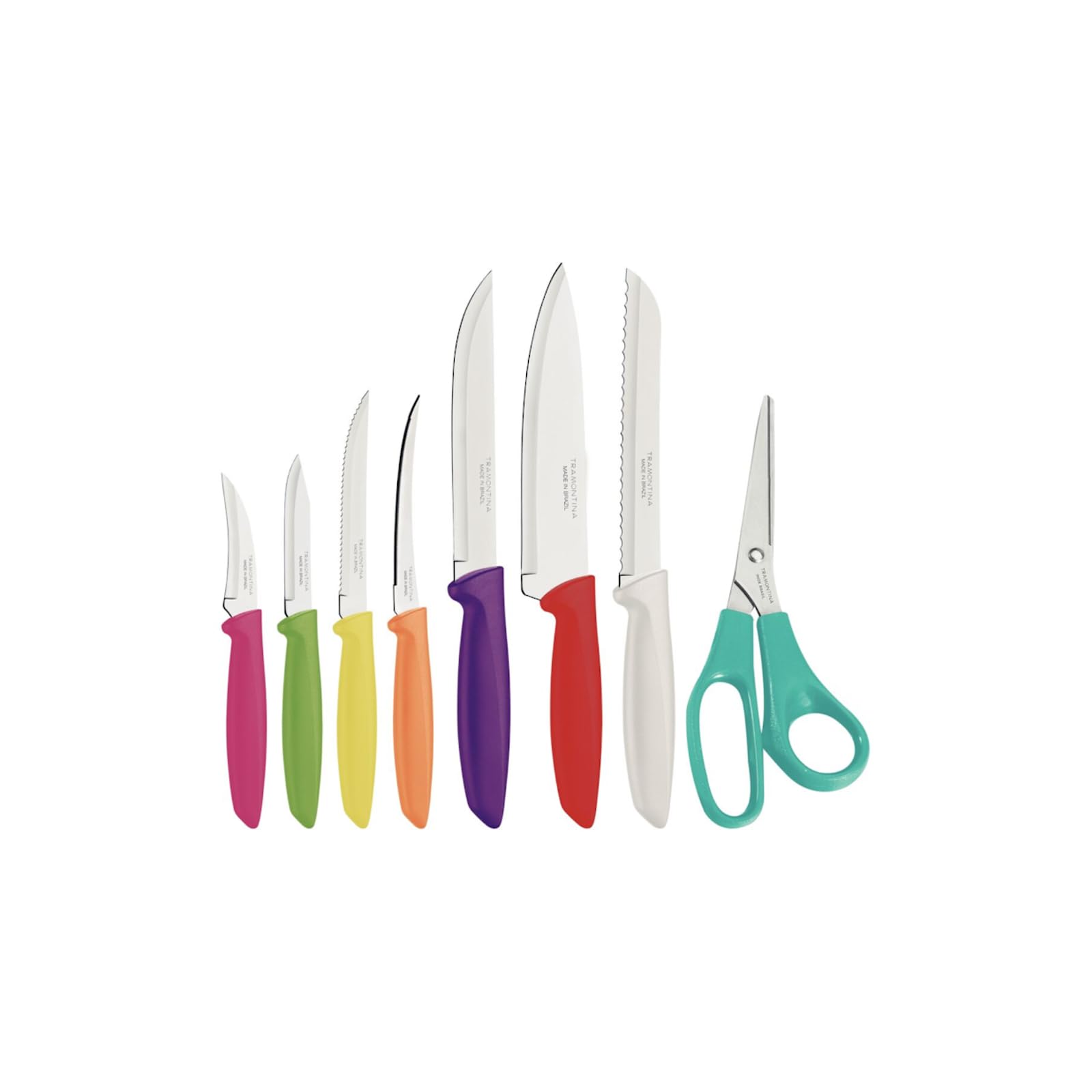 Tramontina Kitchen Knives Set, Stainless steel