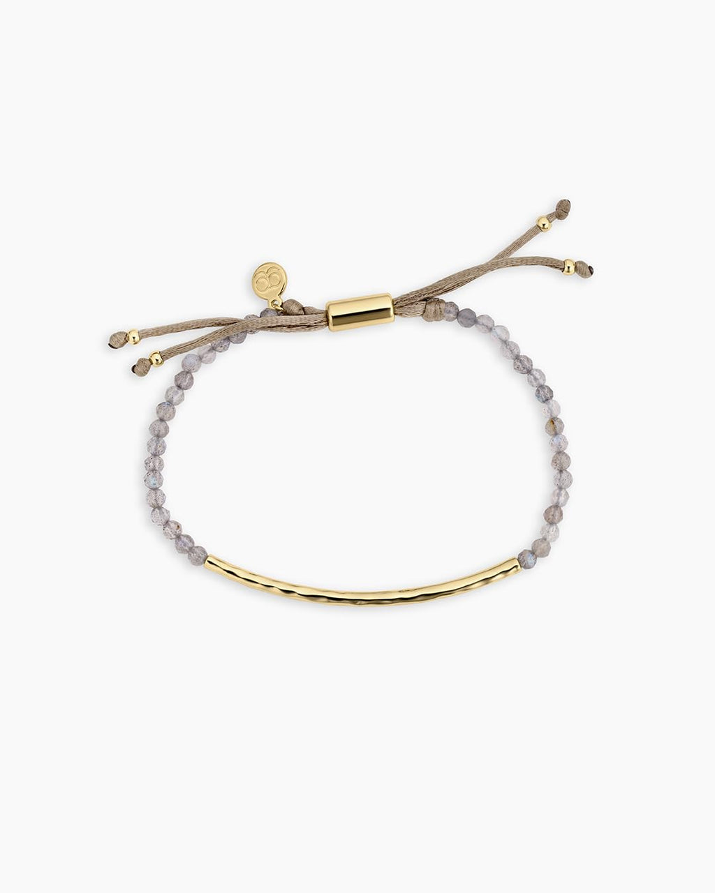 gorjana Women's Power Beaded Gemstone Bracelet for Balance, 18k Gold Plated