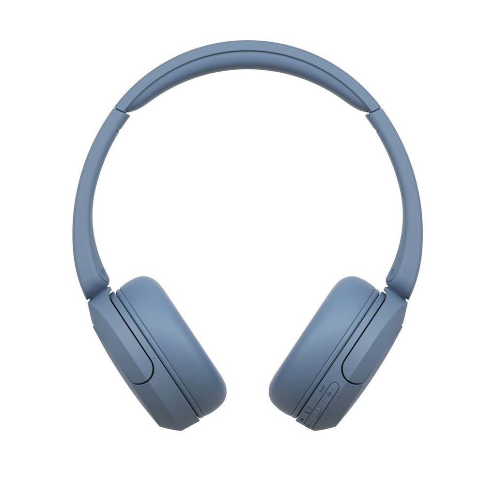 Sony WH-CH520 Wireless Headphones Bluetooth On-Ear Headset with Microphone and up to 50 Hours Battery Life with Quick Charging, Blue