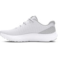 Under Armour Men's Charged Surge 4, (100) White/Halo Gray/Black, 11, US