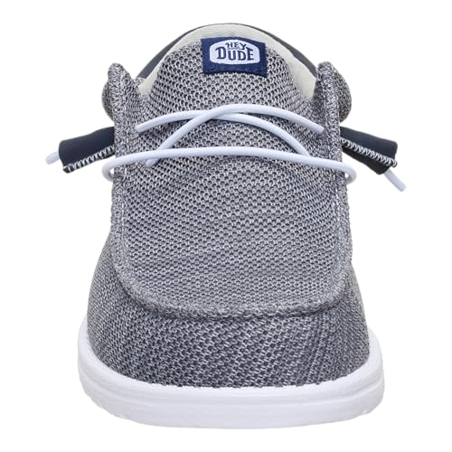 HEYDUDE Men's Wally Funk Craft Mesh Slip On Shoe, Grey Size 11 | Lightweight Casual Loafer