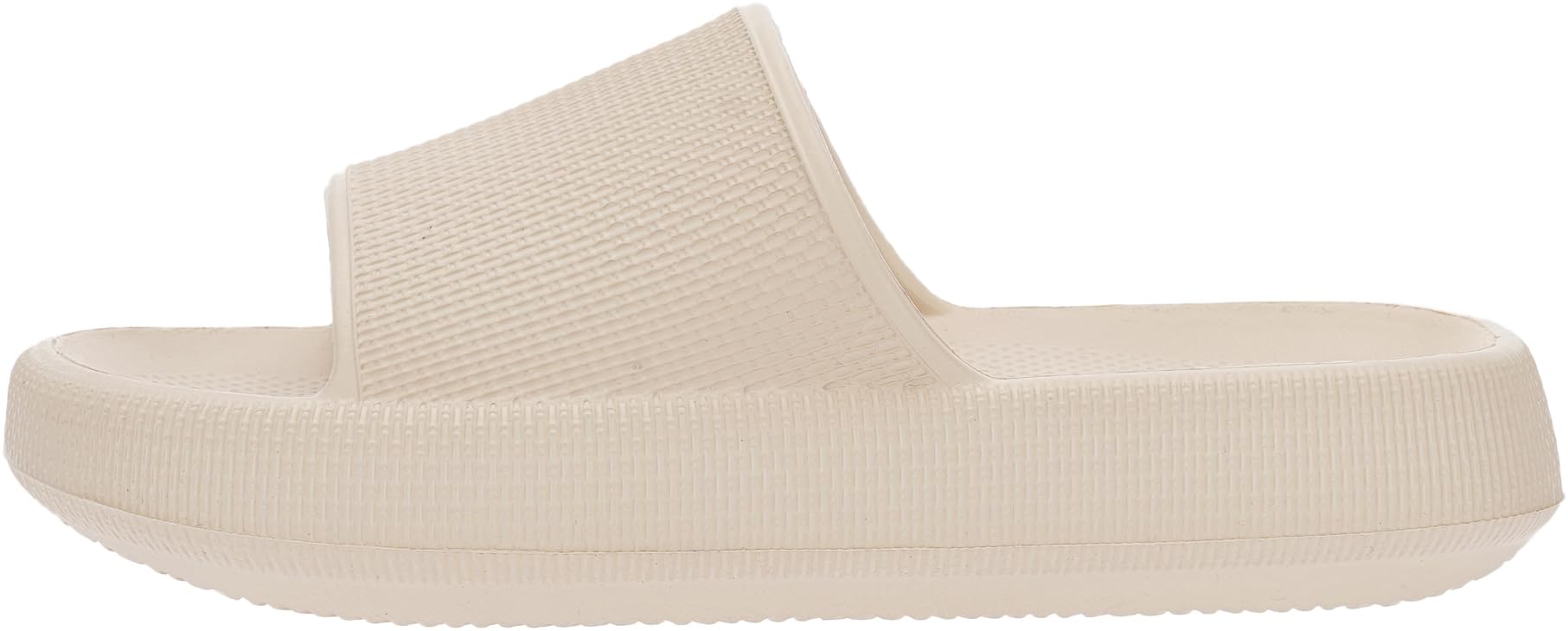 BRONAX Pillow Slippers for Women and Men | House Slides Shower Sandals | Cushioned Thick Sole 42-43 Khaki