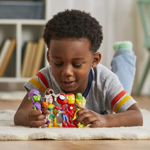 Spidey and his Amazing Friends Hasbro Marvel, Friends & Foes Pack, 5 Action Figures, 4-Inch, Preschool Super Hero Toys for Kids Ages 3 and Up (Amazon Exclusive)