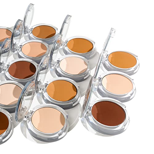 PUR Beauty 4-in-1 Pressed Mineral Makeup Powder Foundation with SPF 15 - Concealer & Finishing Compact Pressed Powder for Face - Buildable Medium to Full Coverage Foundation Powder (Bisque)