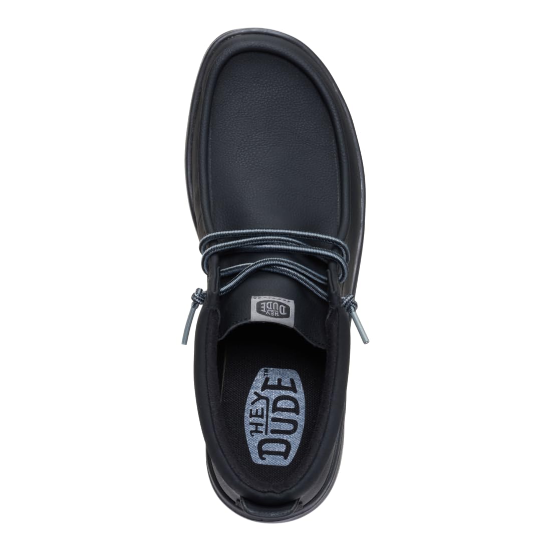 HEYDUDE Wally Mid Gripr Classic, Black/Black, Size 11, Men’s Boots, Men’s Pull On Boots, Water-Repellent, Comfortable & Lightweight