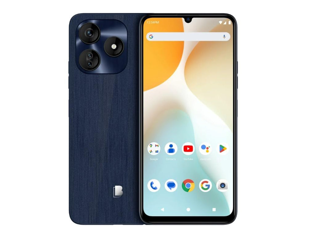 BLU G64L | 2025 | Unlocked | 6.8” HD+ Infinity Display | 64/4GB | Triple 13MP Camera | US Version | US Warranty | Blue