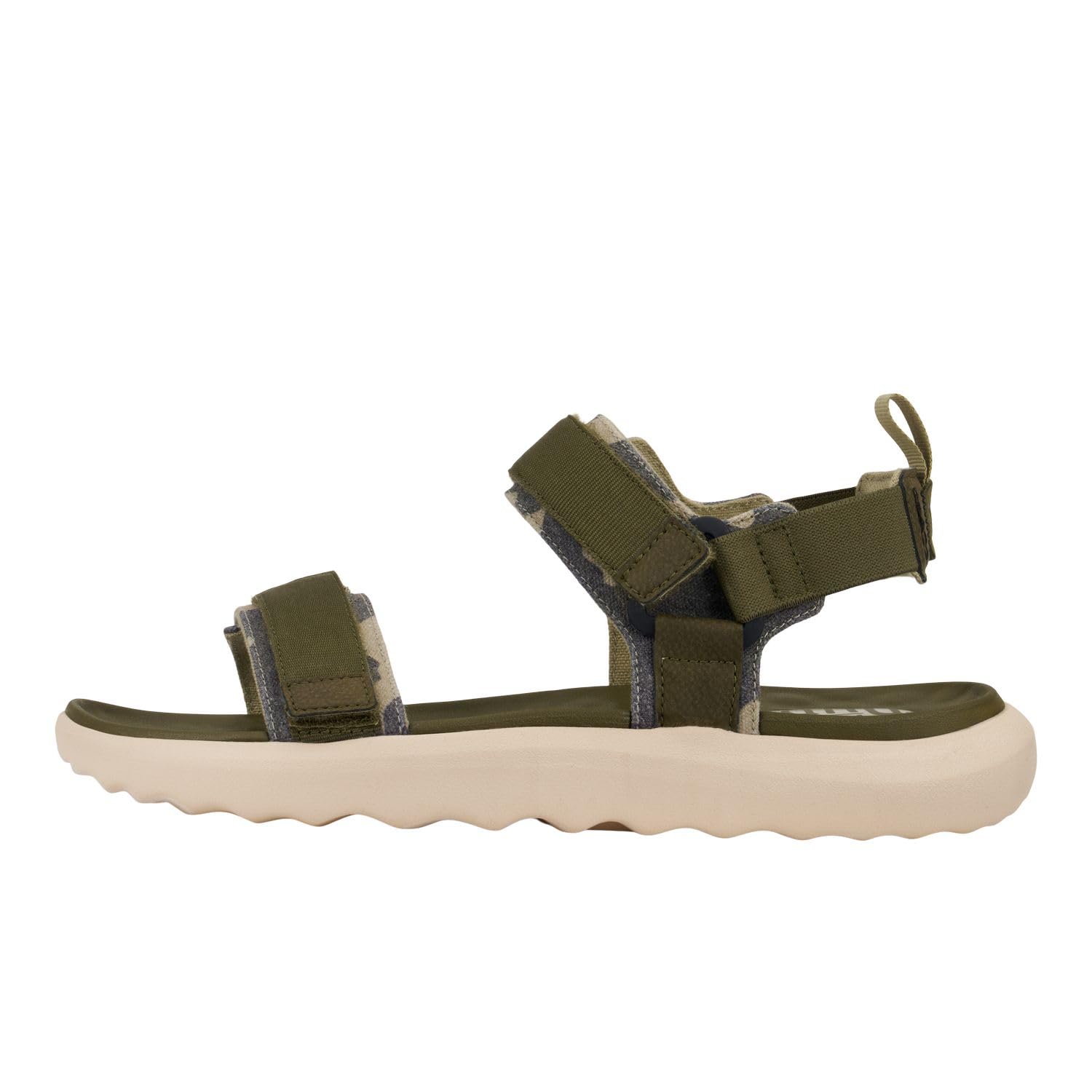 HEYDUDE Men's Carson Sandal Green Camo