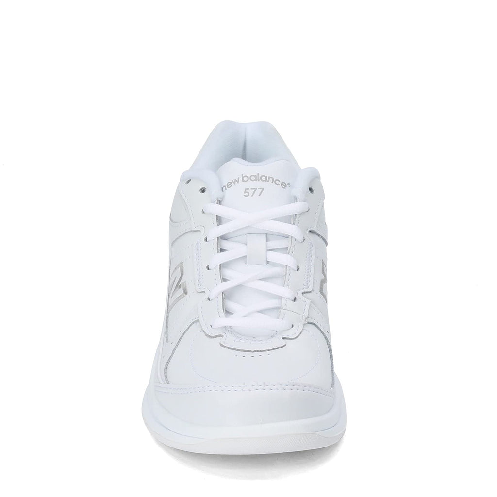 New Balance Women's 577 V1 Lace-up Shoe, White, 8.5 Wide