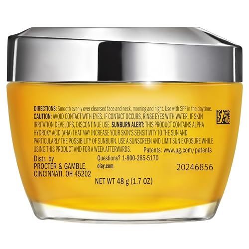 Olay Vitamin C MAX Face Moisturizer, Brightening Cream for Women, Hydrating, Evens Tone, Dark Spot & Hyperpigmentation Reduction, Glowing Skin Care - Niaciniamide, Peptides 1.7 Oz
