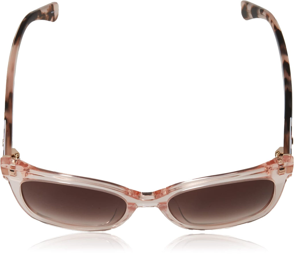 Kate Spade New York Kiya Sunglasses, Women's Trendy Rx-Able Square Sunglasses with 100% UV Protection Coating & Branded Travel Case