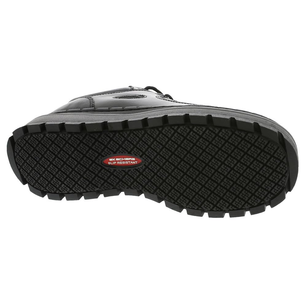 Skechers Women's Work Lace Up Platorm Jammers SR Zesi, Black, 9.5
