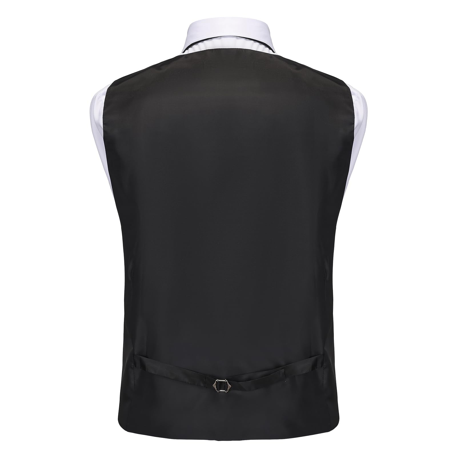H&ZY Mens Suit Vest Paisley Victorian Costume Jacquard Floral Formal Waistcoat Gothic Steampunk Vests Tie Set