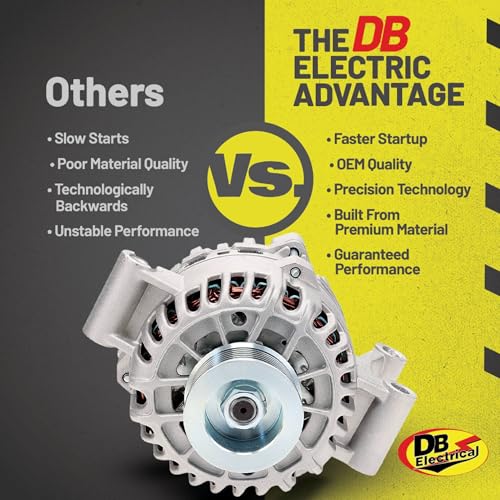 DB Electrical 400-14044 Alternator Compatible With/Replacement For Super Duty F250 F450 F550 7.3L (1999-2001), Excursion 7.3L (2000-2001), F150 F250 F350 F450 Pickup (1999-2001) Super D