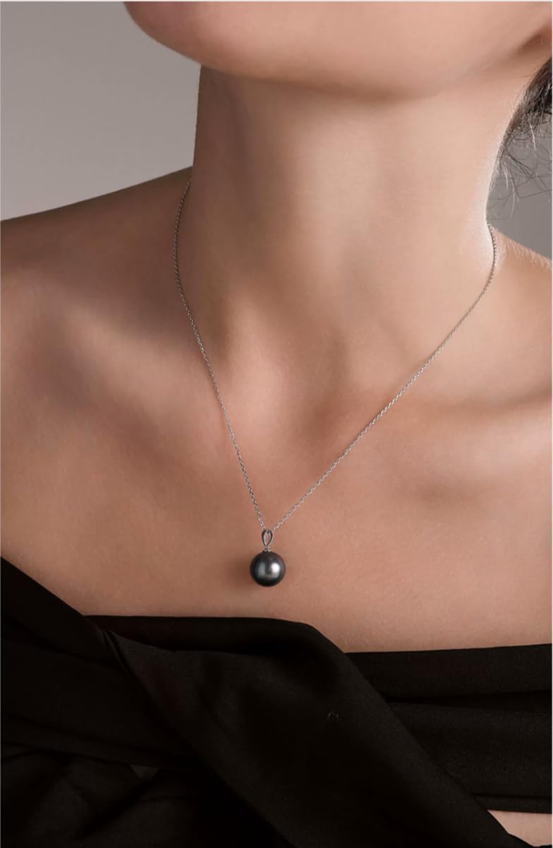 NONNYL Birthday Gifts Women Wife-Mothers Day Gifts for Mom-Gifts Anniversary Fine Jewelry, Tahitian Pearl Necklaces, Christmas Day Valentine's Day Gifts for Her
