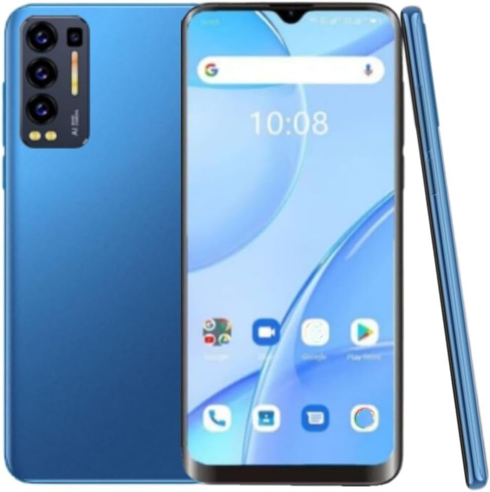 Unlocked Smartphone 6.52 inch Cell Phone for Android，S88U Unlocked Cell Phone，Dual SIM Card，1GB RAM 16GB ROM，Supports SIM Card Frequency Band of 3GWCDMA：850MHZ/2100MHZ，Android Smartphone (Blue)