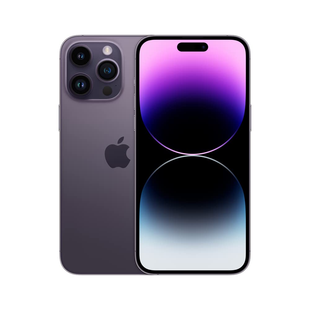 Apple iPhone 14 Pro Max, 1TB, Deep Purple - Unlocked (Renewed Premium)