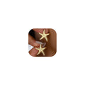 14K Gold Plated Starfish Earrings for Women Trendy, Boho Summer Beach Starfish Earring Gold Statement Hypoallergenic Studs Vacation Outfits Accessories Jewelry (Gold-2)