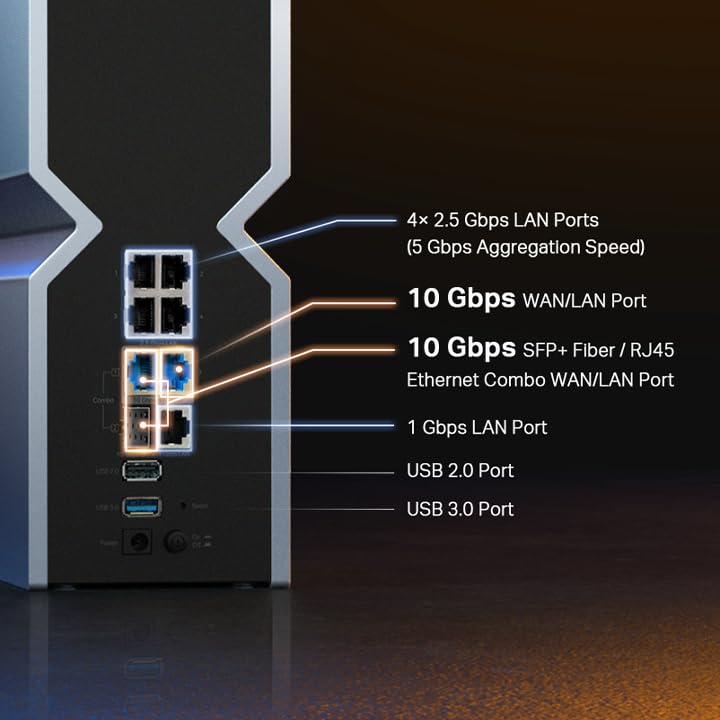 TP-Link Archer BE24000 Quad-Band WiFi 7 Router (Archer BE900) with Dual 10 Gbps Multi-Gig Ethernet Ports and LED Touch Screen,12 High Performance Antennas, VPN Supported, Free Expert Help
