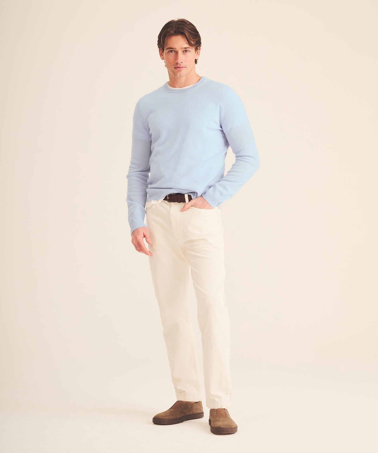 NAADAM Men's Original 100% Pure Cashmere Crewneck Pullover Sweater
