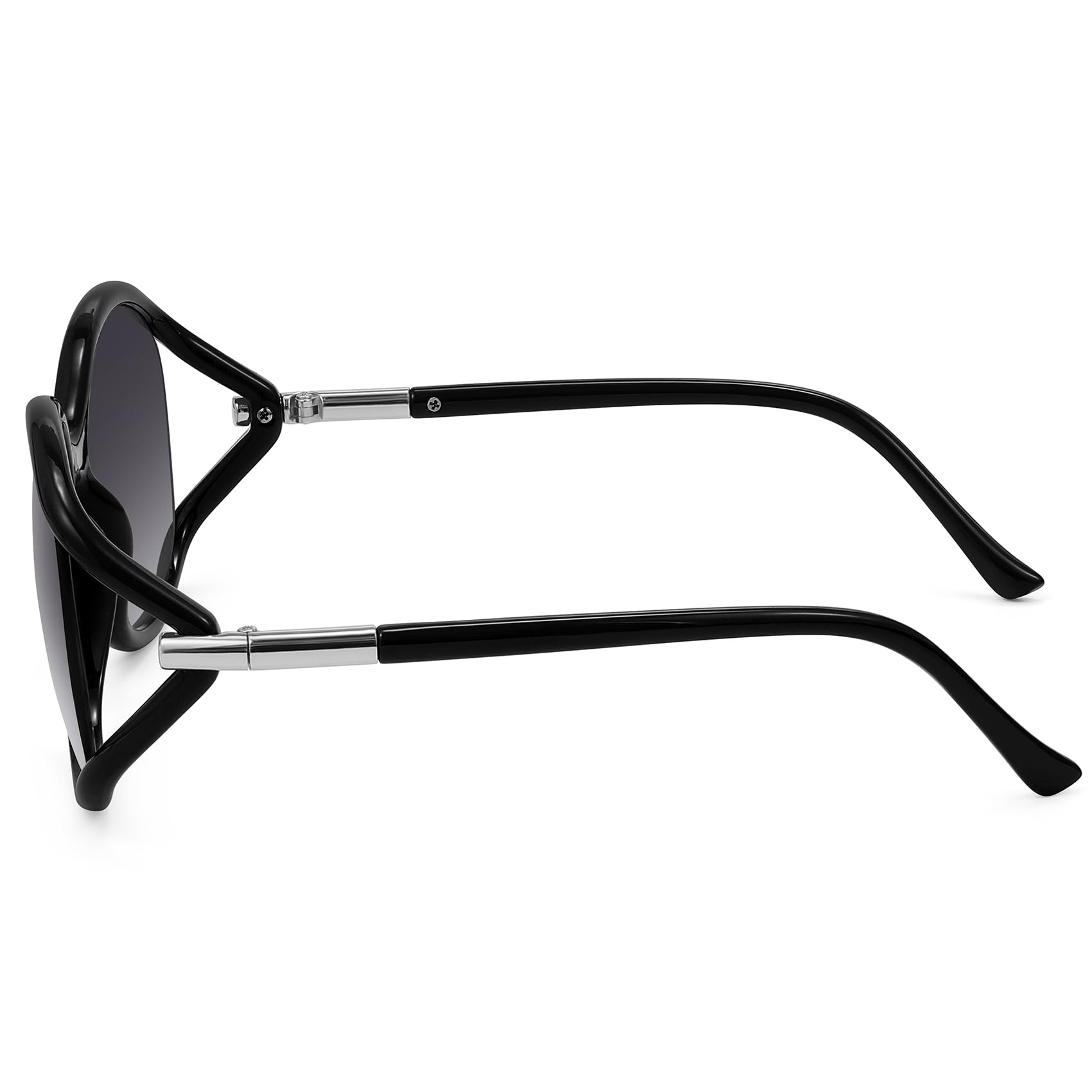 Fozono Trendy Oval Sunglasses for Women with UV400 Protection, Fashion round Shades for Driving, Vacation, Daily Wear & Outdoor Activities