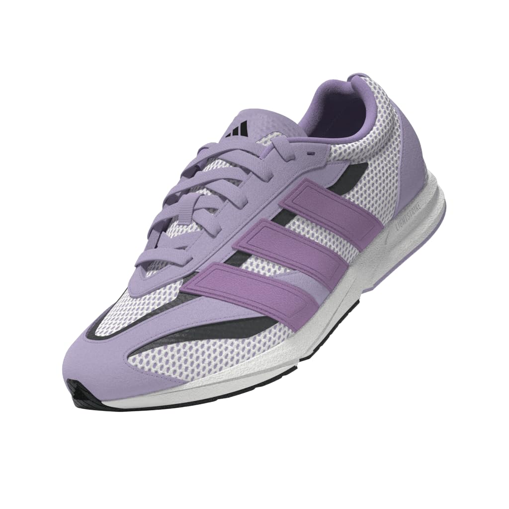Adidas Women's Lightblaze LP, Powder Plum/Preloved Purple/Carbon, 7