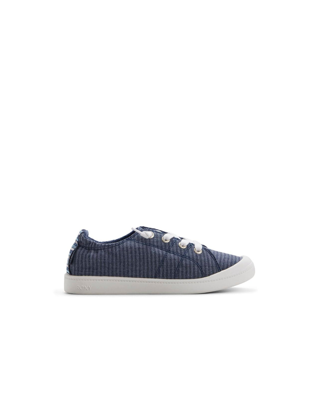 Roxy Women's Bayshore Canvas Slip-on Sneaker, Light/Pastel Blue, 8.5