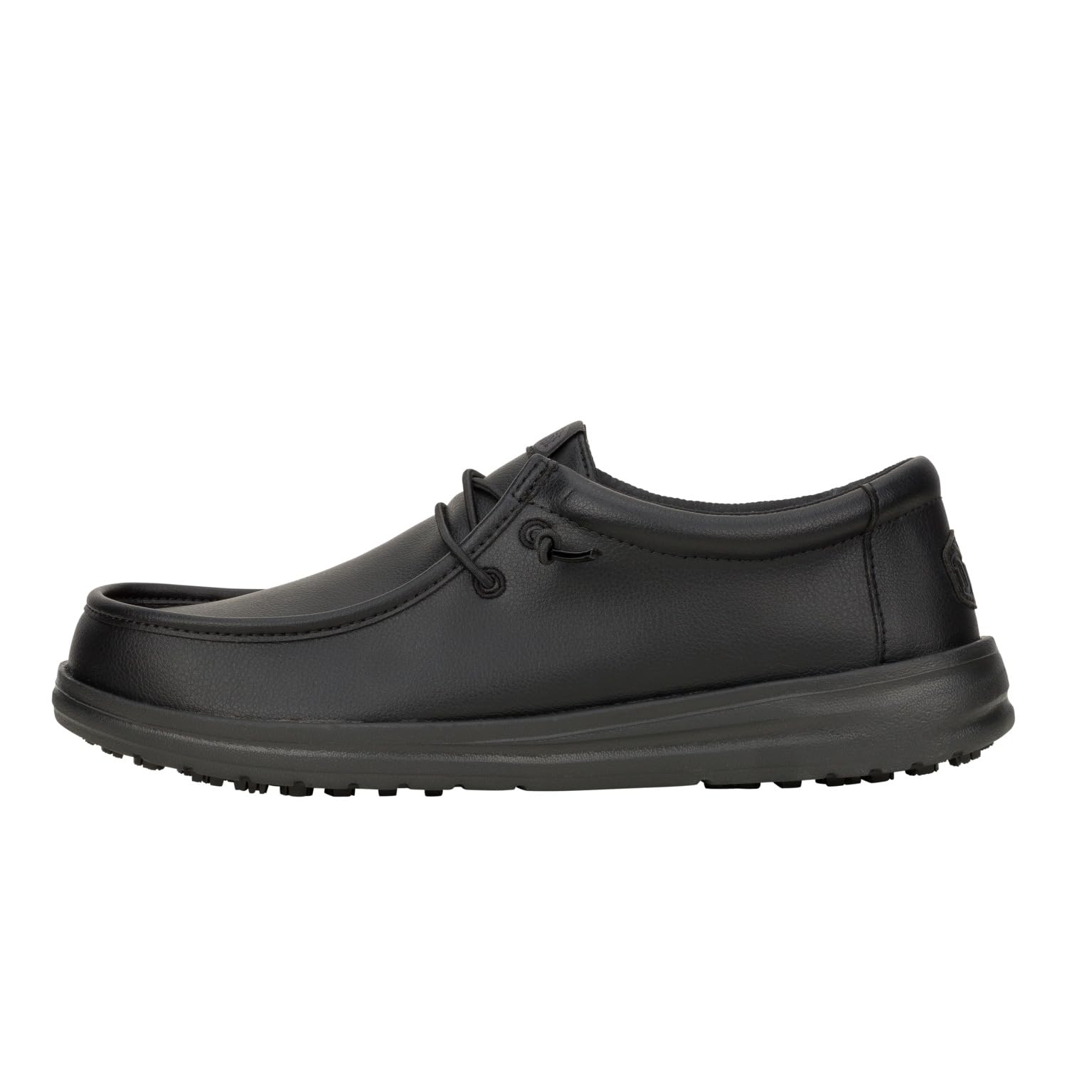 HEYDUDE Wally Work CE Classic Black Size 11, Men’s Shoes, Men's Slip-on Loafers, Comfortable & Light-Weight