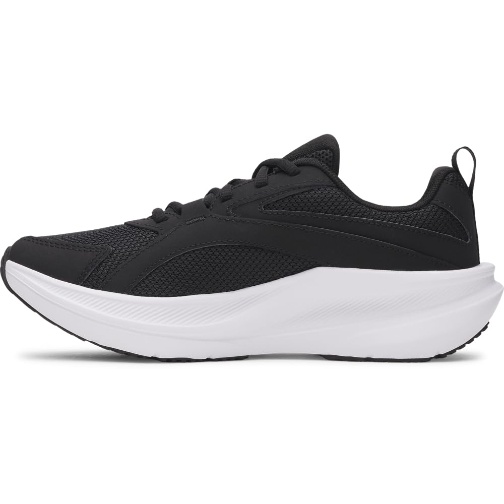 Under Armour Women's Charged Assert 11, (001) Black/Black/White, 8, US
