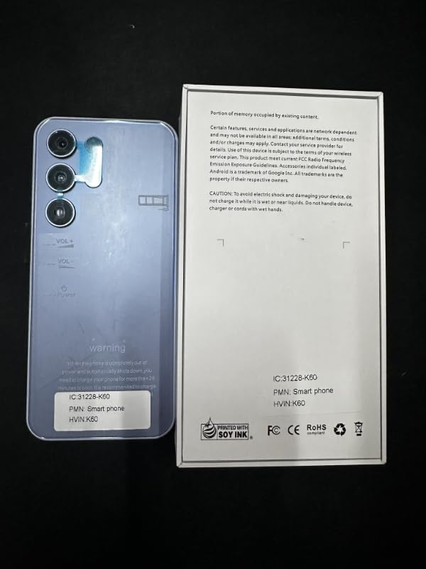 XUANMEIKE Unlocked Phone S24 Ultra Android Phone 8-core 8GB+256GB Cell Phone 7 inch HD Screen Mobile Phone 108MP+48MP Camera 6800 mAh Battery 5G Dual SIM (Titanium Deep Blue)