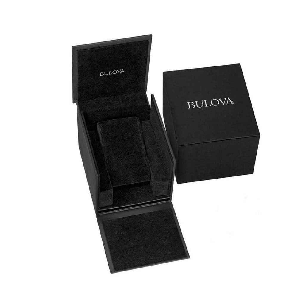 Bulova Men's Marine Star Series B Stainless Steel 6-Hand Chronograph Quartz Watch, Blue Dial Style: 96B256