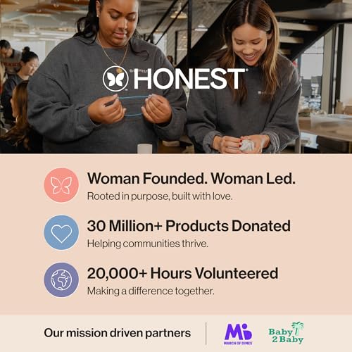 The Honest Company Comfort Dry Disposable Diapers for Sensitive Skin, Hypoallergenic, Fragrance-Free, Above It All + Pattern Play, Club Box Size 1 (8-14 lbs), 78 Count