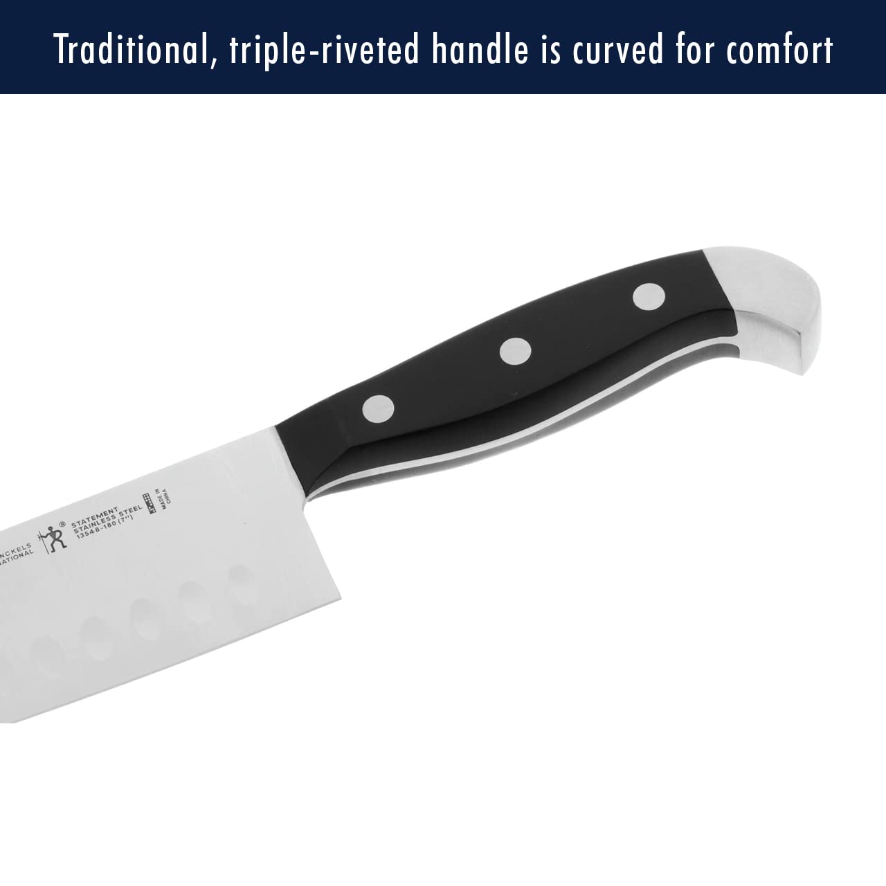 HENCKELS Statement Premium Quality 12-Piece Knife Set with Block, Razor-Sharp, German Engineered Informed by 100+ Years of Mastery, Lightweight and Strong, Dishwasher Safe, Natural