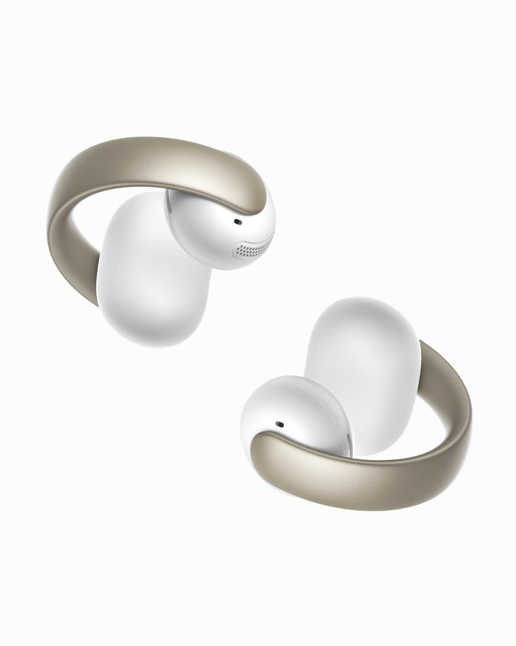Soundcore AeroClip by Anker, Open-Ear Earbuds, Clip-On Headphones, Adaptive Comfort, Clear Calls with 4 Mics and AI, Stable Fit, 12mm Drivers for Powerful Bass, Hi-Res, Open-Ring Design