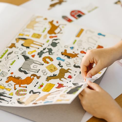 Melissa & Doug Sticker Collection Book: Princesses, Tea Party, Animals, and More - 500+ Stickers - FSC Certified