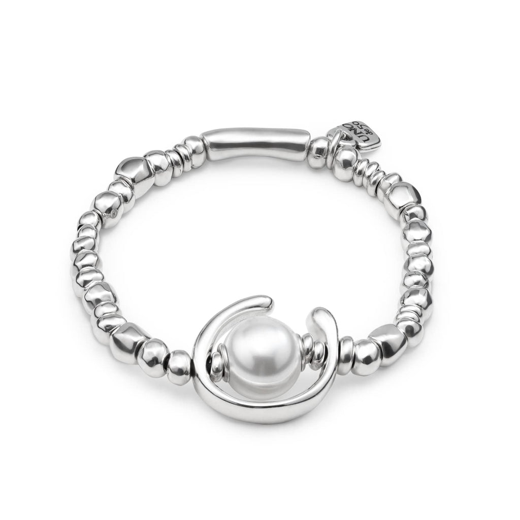 Uno de 50 Stretch Bracelet ANOTHER ROUND OH OH OH! Sterling Silver-Plated, Handcrafted in Spain