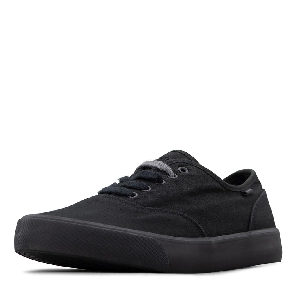 Lugz | Lear Classic Casual Sneakers for Men | Lace Up Mens Canvas Shoes | Everyday Men Footwear, Black, 10.5 US