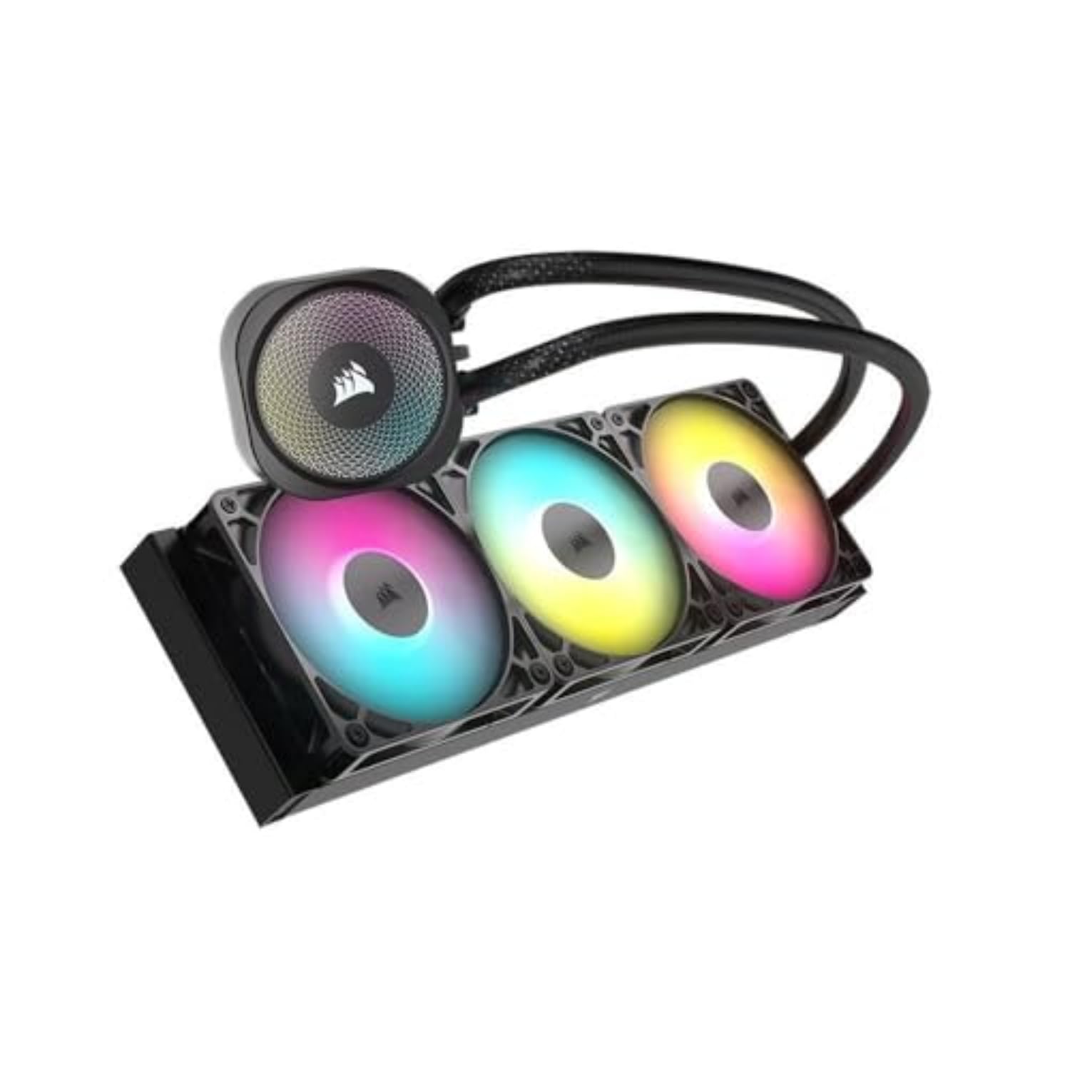 CORSAIR Nautilus 360 RS ARGB Liquid CPU Cooler – 360mm AIO – Low-Noise – Direct Motherboard Connection – Daisy-Chain – Intel LGA 1851/1700, AMD AM5/AM4 – 3X RS120 ARGB Fans Included – Black