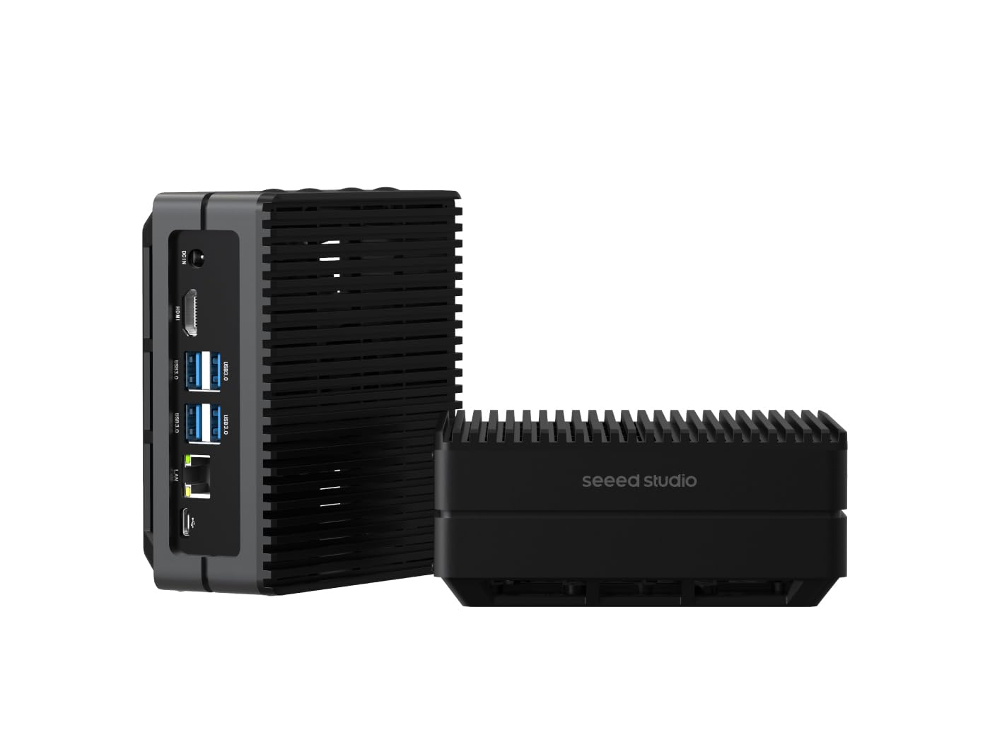 seeed studio NVIDIA Jetson Orin NX 16GB Edge AI Device - reComputer J4012, 4xUSB 3.2, M.2 Key E & Key M Slot, Pre-Installed Jetpack System with NVIDIA Jetpack on 128GB NVMe SSD