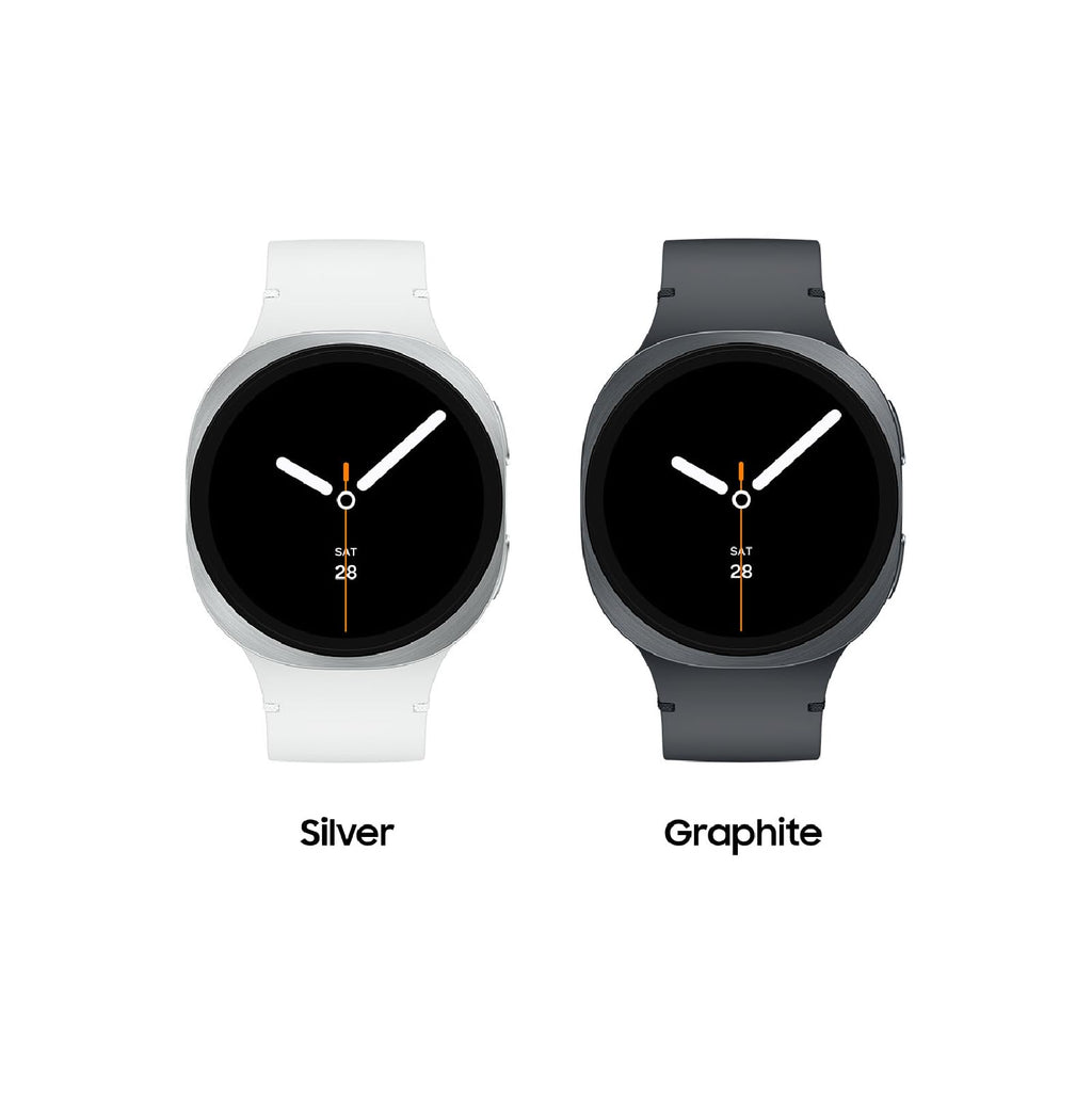 Samsung Galaxy Watch 8 (2025) 40mm Bluetooth Smartwatch, Cushion Design, Fitness Tracker, Sleep Coaching, Running Coach, Energy Score, Heart Rate Tracking, Graphite [US Version, 2 Yr Warranty]