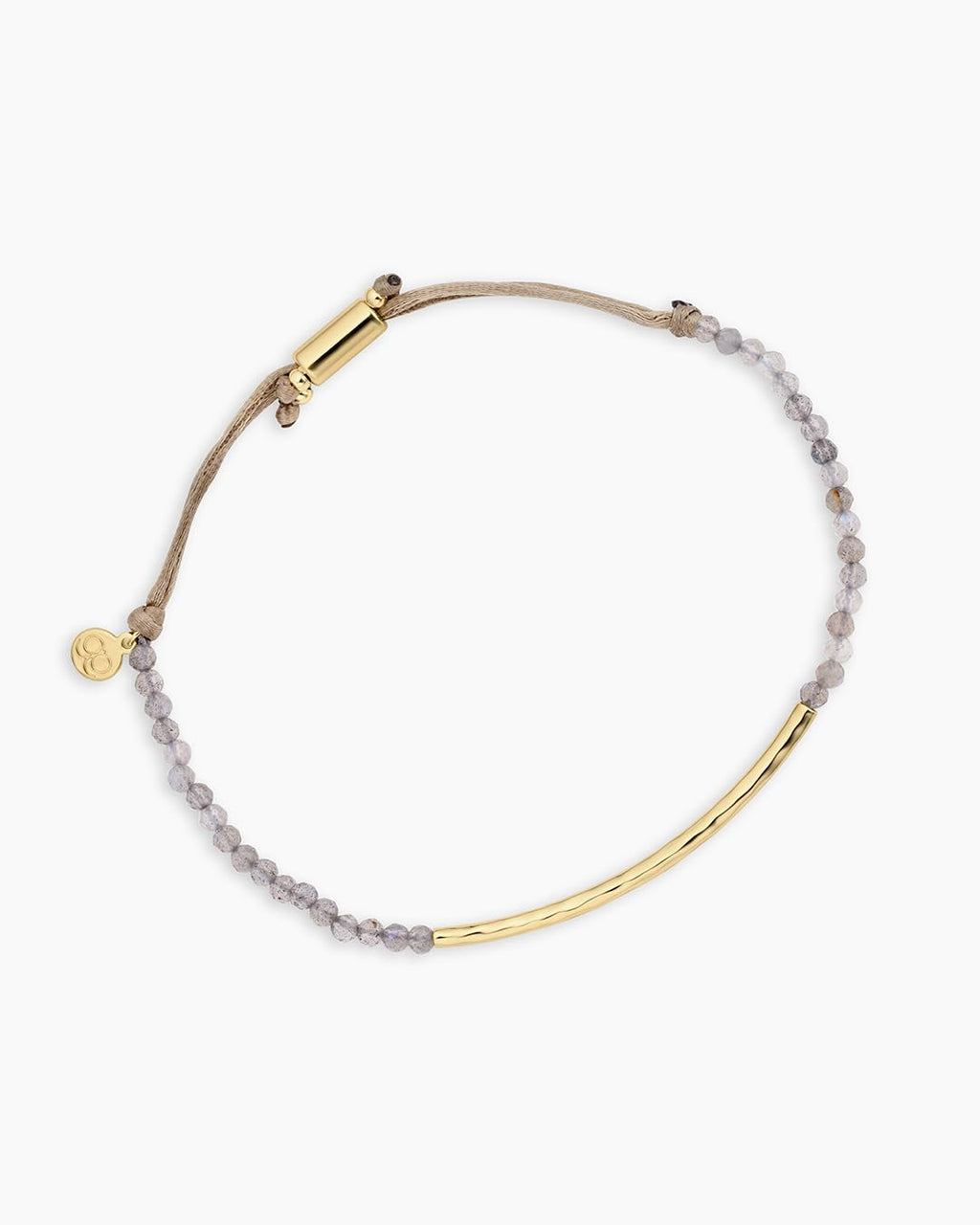 gorjana Women's Power Beaded Gemstone Bracelet for Balance, 18k Gold Plated