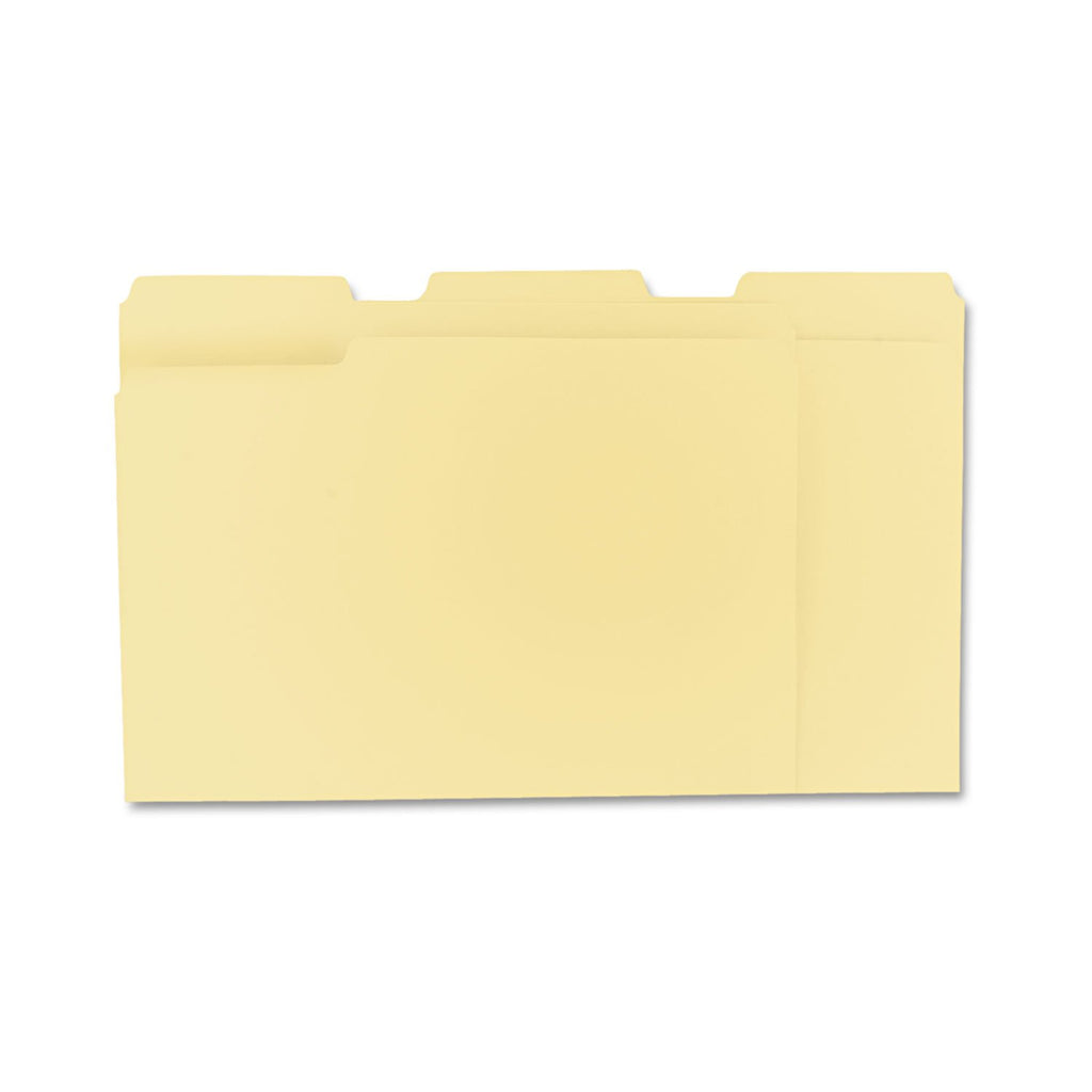Pendaflex File Folders, Letter Size, 8-1/2" x 11", Classic Manila, 1/3-Cut Tabs in Left, Right, Center Positions, 100 Per Box (65213)