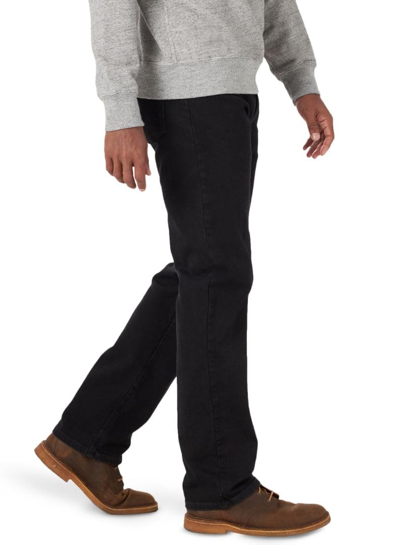 Regular Fit Comfort Flex Waist Jean, Black, 40W x 30L