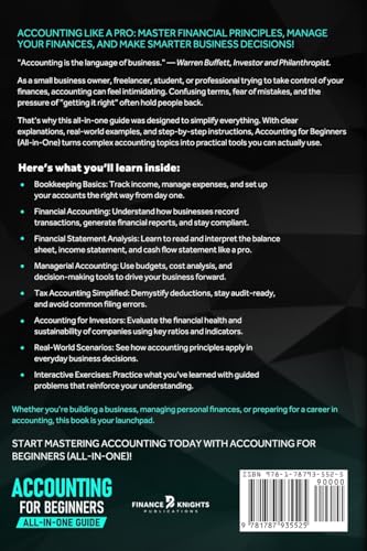 Accounting for Beginners (All-in-One): Everything You Need to Learn Financial & Managerial Accounting Even Without Prior Experience. Master Financial Statements, Taxes, and Business Performance.